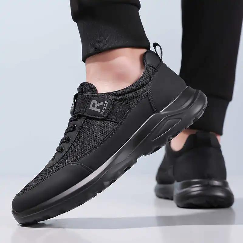 Thick Heeled Rubber Sole Men Summer Sport Shoes Spring Boots Large Size Ankle Sneakers High-end Nice Loufers Sneackers