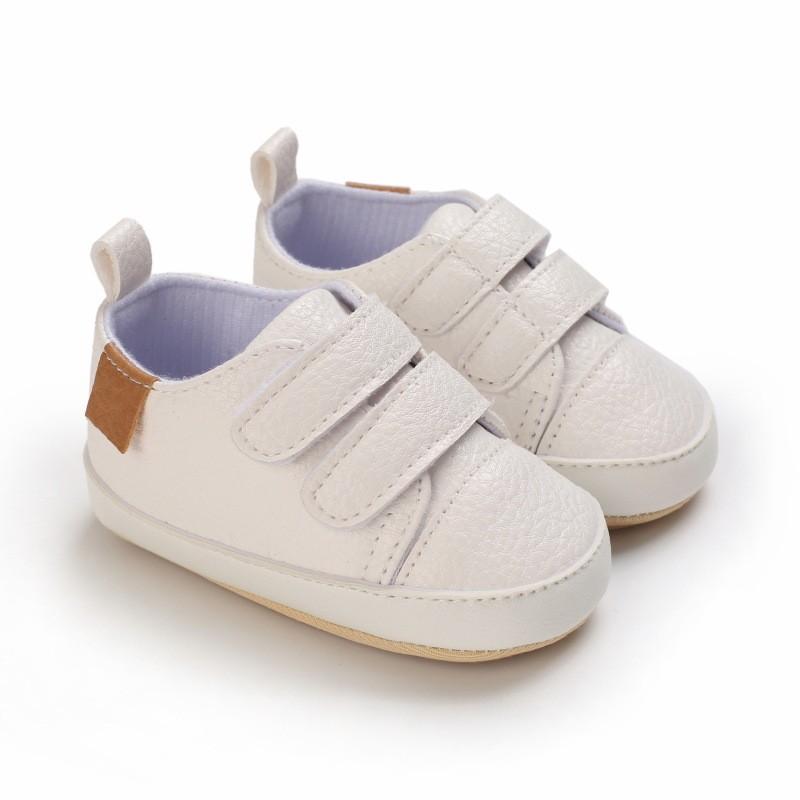 

Infant Walker Shoes 012 Months Pu Material Slipon Casual Baby Sneakers For Toddlers Inner Length 11cm белый
