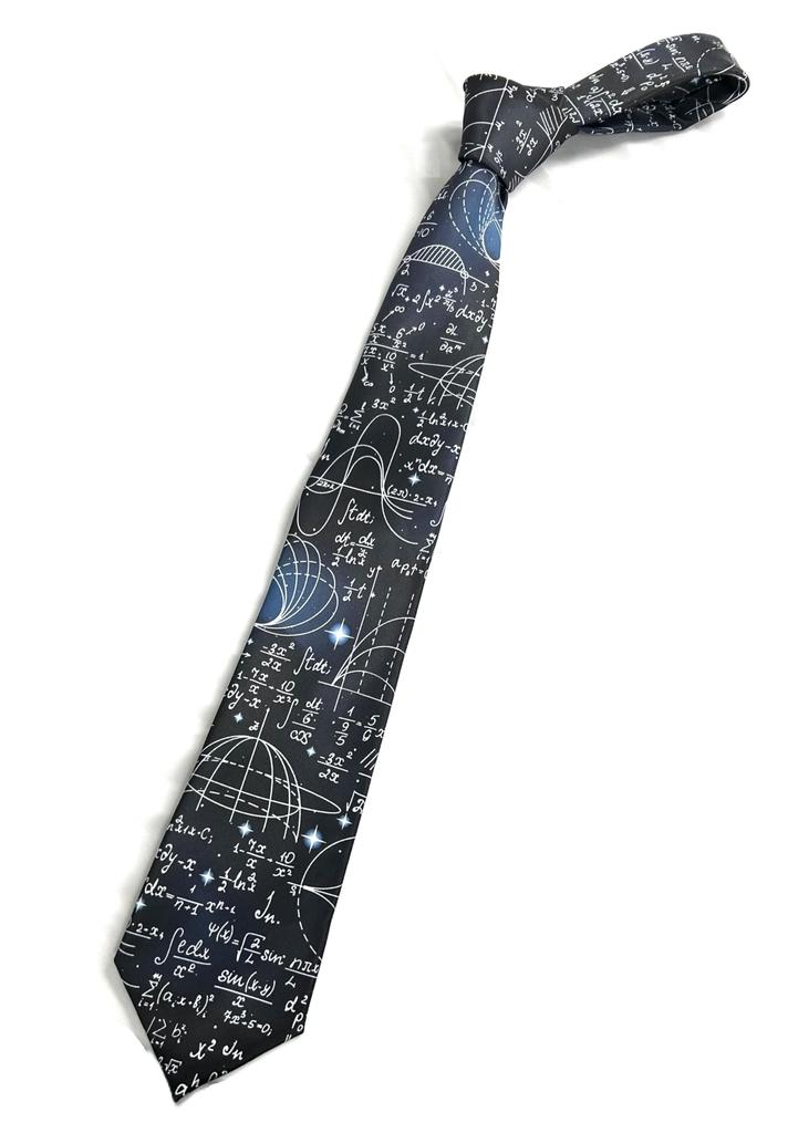 [HANG OVER] 8.0cm Necktie - Business, Casual, Unique, Calculus, Quantum Mechanics, Mathematics, ScienceEngineering, Father's Day Gift tie2602-01A