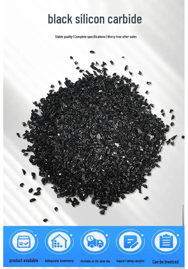 Black Silicon Carbide Sand for Sandblasting, Grinding & Polishing