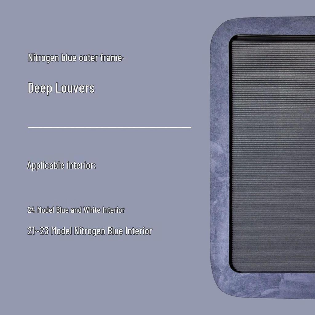 Ji 001 Blackout Sliding Sunroof Sunshade - Retractable Car Roof Canopy for Sun Protection and Heat Insulation, Black/Gray, Thickened.