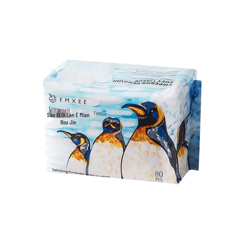 EMXEE Baby Blue Penguin Soft Wipes