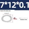 304 Stainless Steel Ultra-Thin Flat Washers - Available in Thickness: 0.1mm, 0.2mm, 0.3mm, 0.5mm