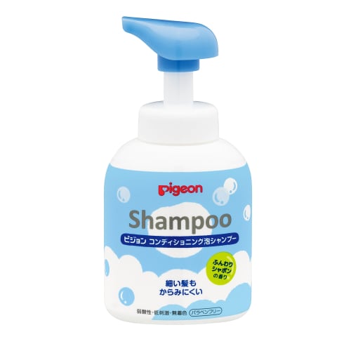 

PIGEON Conditioning Foam Shampoo, Soft Soap Scent, 350ml