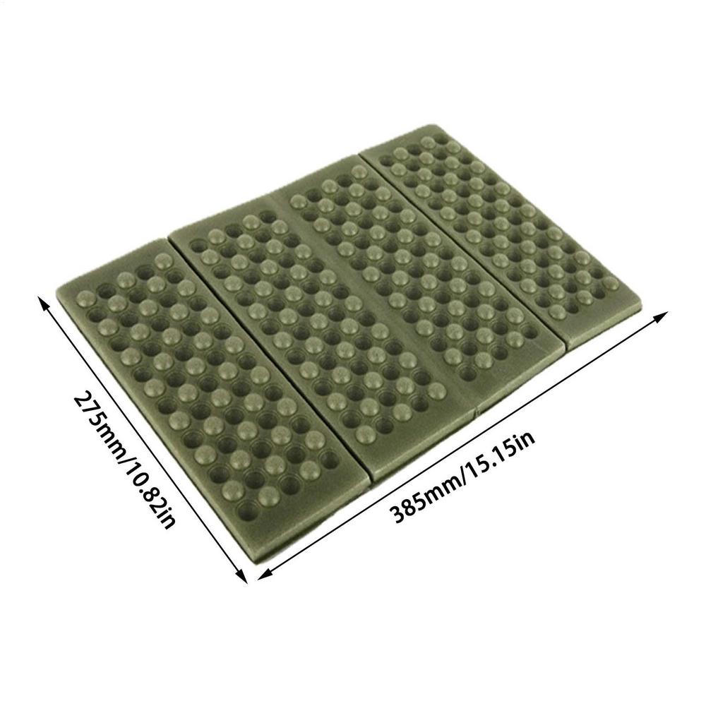 Honeycomb Massage Mat 4Fold Cushion Outdoor Hiking Camping Training Park Foldable Pillow Picnic Sitting Moisture-proof Pad