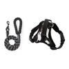 Pet Harness and Leash Quick Release Adjustable Vest Traction Rope Chest Strap with PU Handle Running Pet Supplies