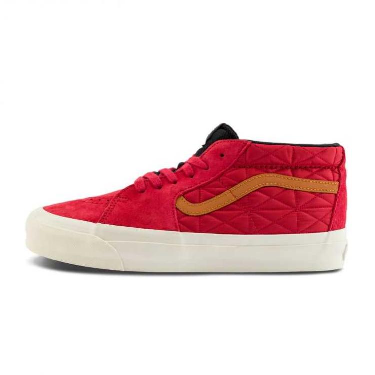 Vans Premium Sk8-Mid 83 Up North Trip Pack - Pompeian Red Unisex Sneakers VN000CQQD6X