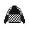 Vans Checkerboard Patchwork Sports Lightweight Cotton Jacket Women Jacket Black VN0A5F66705