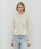 Wearies Linen Cotton Knit Bustier_Cream