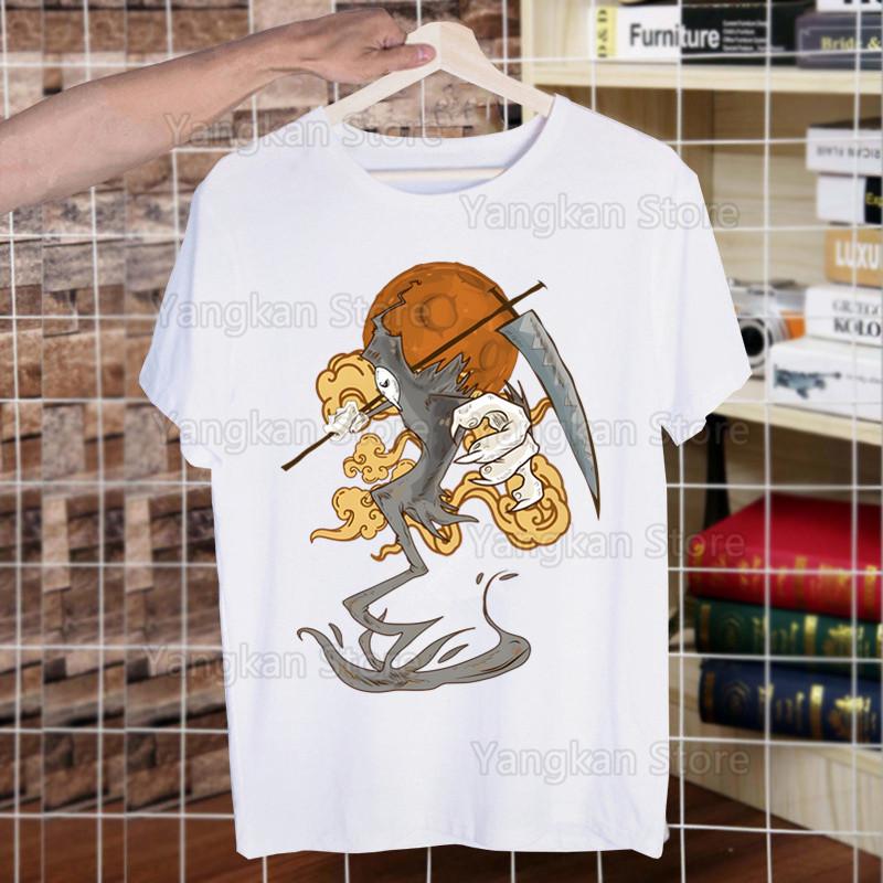 Soul Eater Anime Manga Ohkubo Shinigami Funny T Shirt Men New Casual Short Sleeve Tshirt Homme Manga Unisex T-shirt Tees