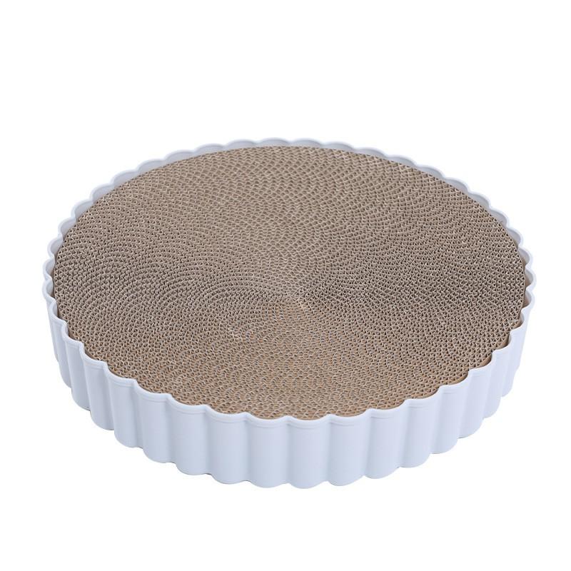 Cat Scratcher Board With Replaceable Core Durable Corrugated Cardboard Washable Interactive Indoor Cats