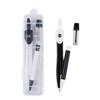 Geometric Metal Compass Set with Lead Refills for Students' Math Drawing
