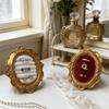 Vintage Gold Ring Display Stand Velvet Organizer Jewelry Display Rack  Photography Props