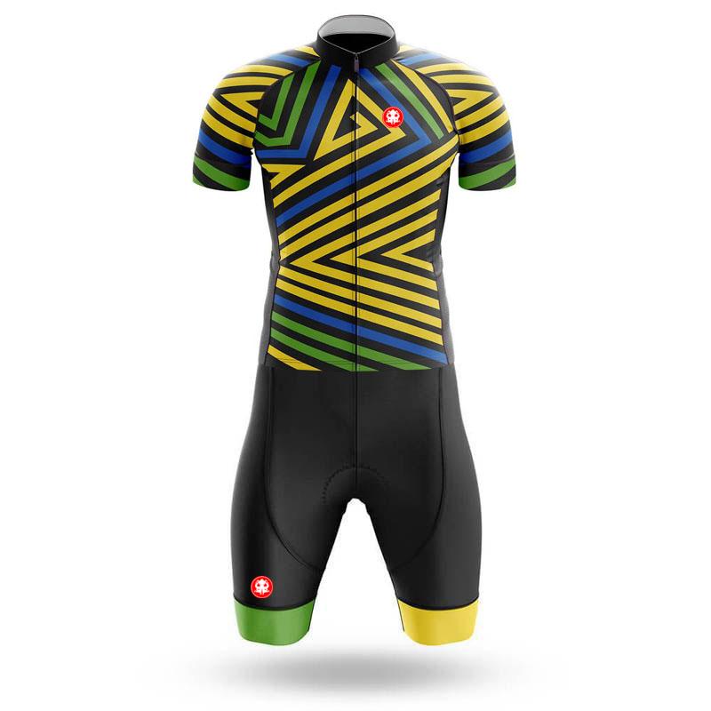 Triathlon Skinsuit Träger Radsport Herren Radtrikot Sommer Atmungsaktiv Radanzug Set 2026