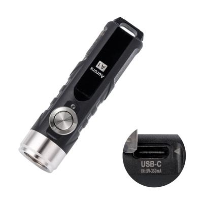RovyVon Aurora A1 Bright 650 Lumens USB C Rechargeable Small Keychain Flashlight 4 Brightness Water For Outdoor Flashlight, Flashlight, Modes,