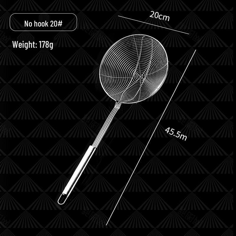 Extra Large Stainless Steel Mesh Skimmer for Dumplings and Hot Pot