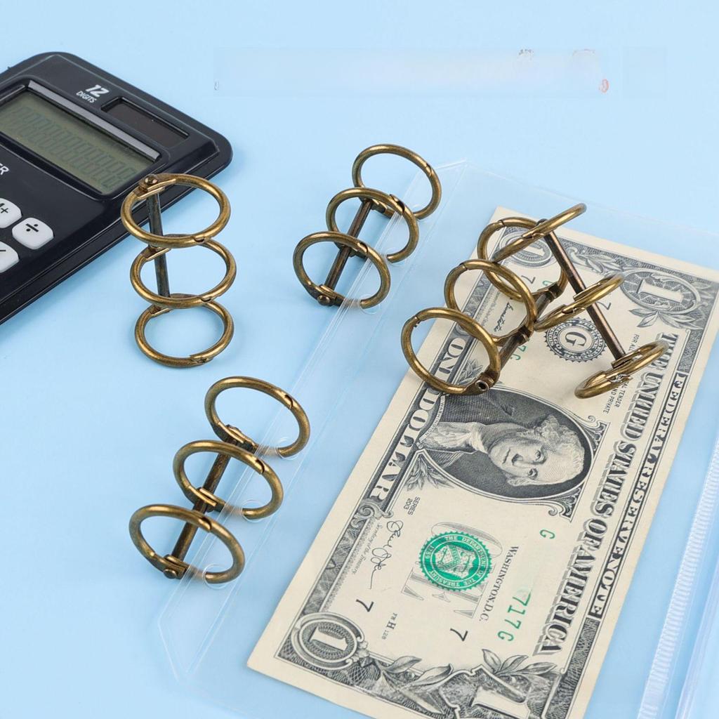 Collection de sacs transparents en PVC: Budget de trésorerie, manuel A6, porte-documents A5, sac à feuilles mobiles B5, livre de cartes de visite.