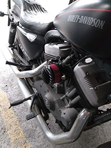 AQIMY Air Cleaner Kit for Harley CNC Aluminum Air Filter Compatible with 1991-2016 Sportster 883 1200 2009-2016 Iron 883