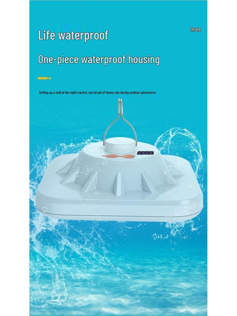 Super Bright Rechargeable LED Bulb: Waterproof Outdoor Night Light for Street Stalls, Households, and Emergencies