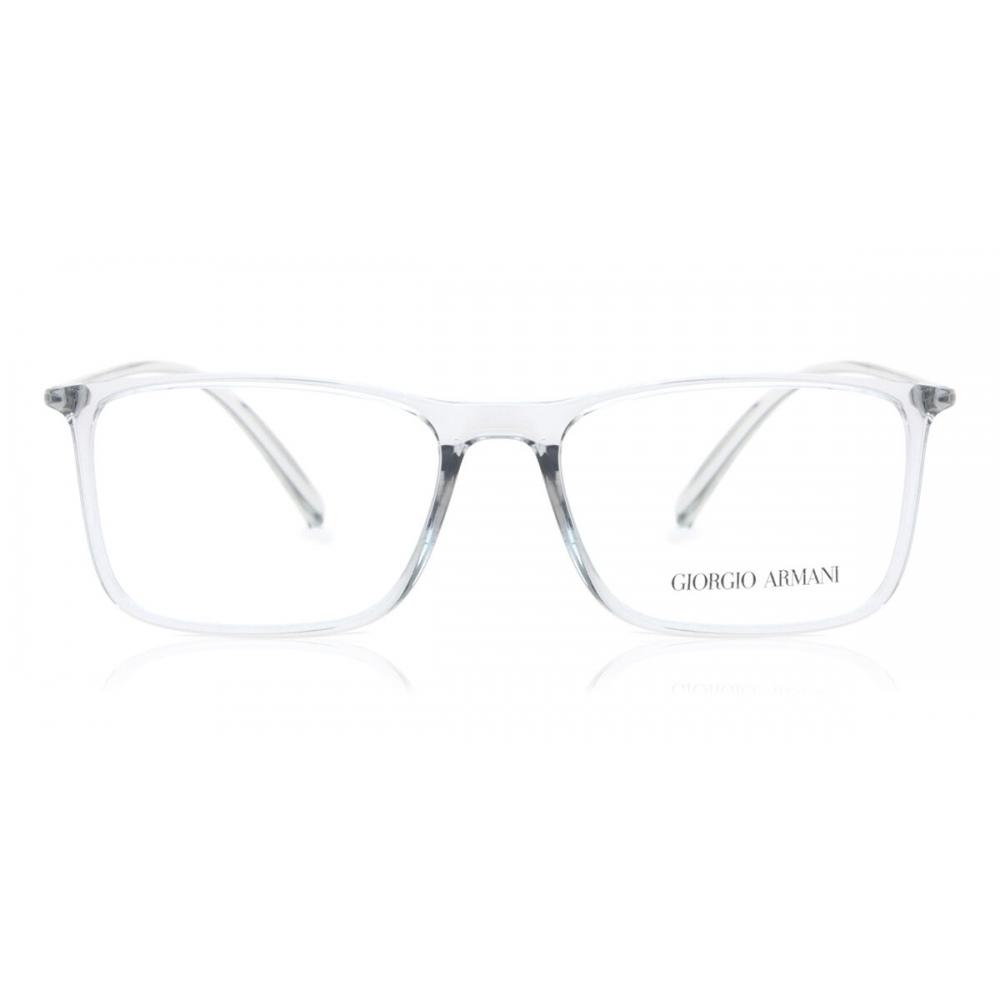 

Giorgio Armani Ar7244u 5948 Men Eyeglasses Transparent Grey/55-17-145