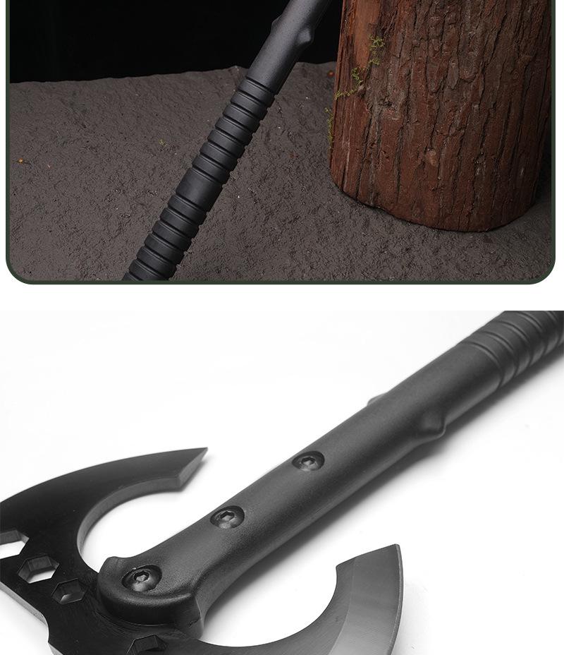 Multifunctional Outdoor Camping and Survival Axe with Saw
