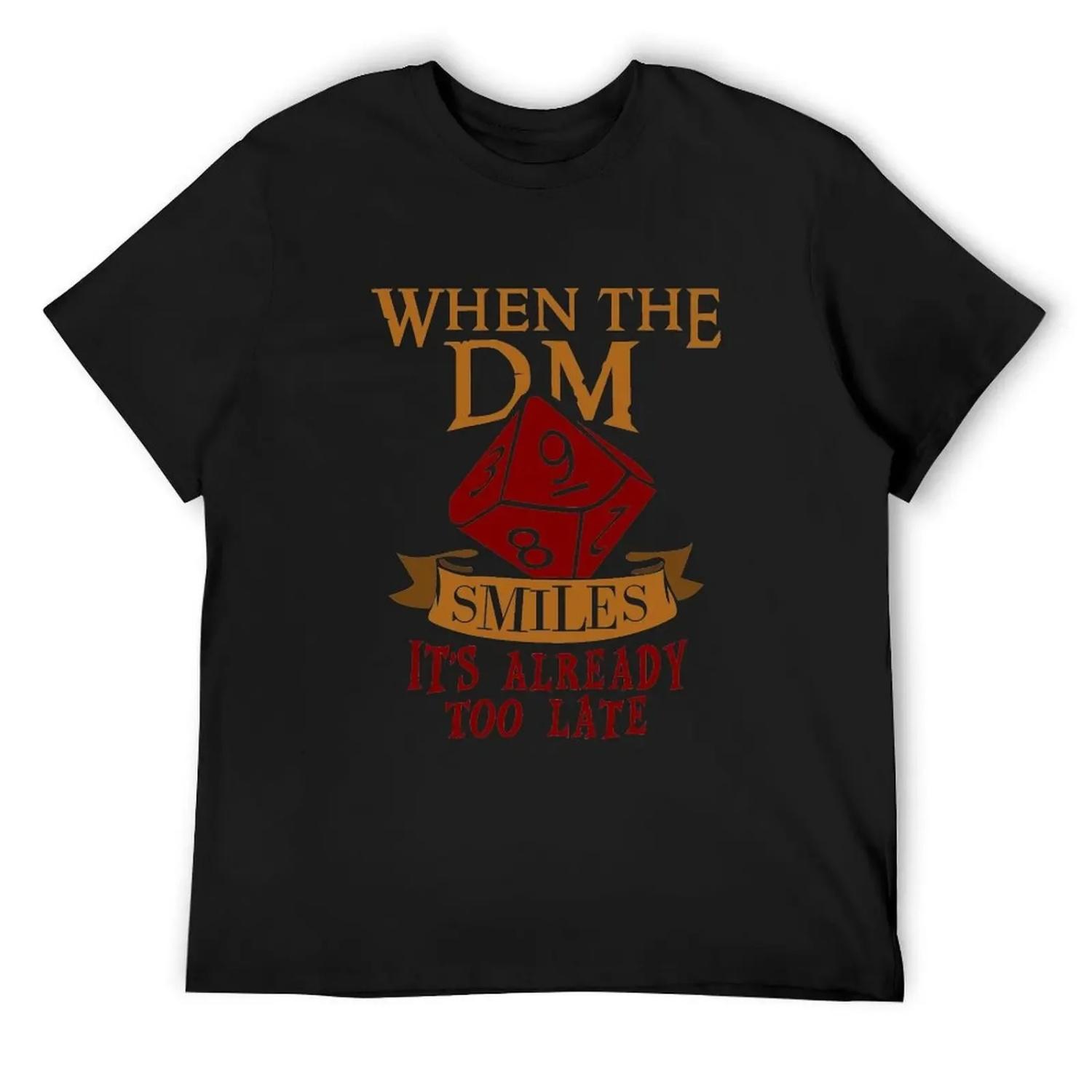 

Dungeon Master Gift, Dungeon Master Shirt, Geeky Gift, When The Dungeon Master Smiles Shirt DM Gift Board Gamer Gift Boa T-Shirt XXXXXL чёрный