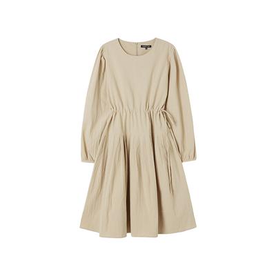Rap String Pleated Midi Dress Ar1Wo365