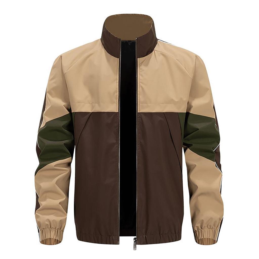 Men'S Loose Jacket Fashionable Multi Pocket Jacket