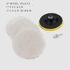 5PCS 3/4/5/6/7 Inch Polishing Kit Polishing Pad Car Waxing Sponge Disk Wool Wheel Auto Paint Care Polisher Pads Car Gadget