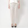 Casual Dull Satin Occasion Champagne Beige SM [Woman Plus] Pants, Shirt-in Pants, Women's,