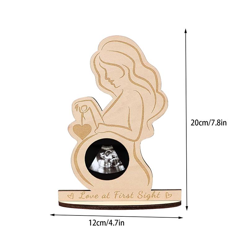 Baby Ultrasound Photo Frame Sonogram Picture Frame Pregnancy Gift Baby Announcement Keepsake For Couples  Moms Dady Photo