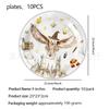 Wizard Castle Paper Plates - Harry Potter Retro Party Decor for Kids