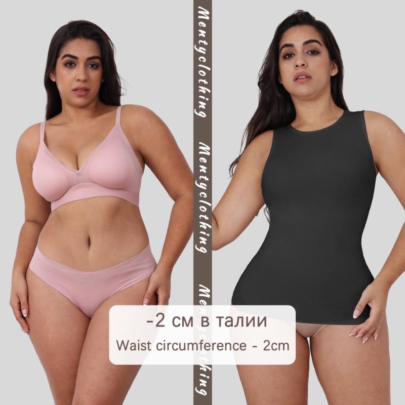 Chaleco Moldeador de Cintura Seamless con Control de Abdomen para Mujer Tallas Grandes