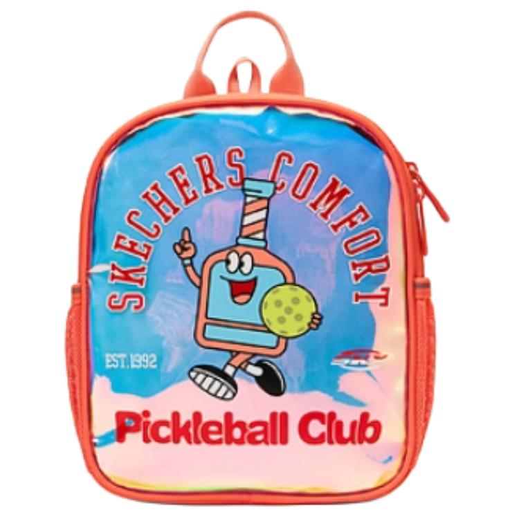Skechers Cute Lightweight Iridescent Fabric Backpack Kids backpacks Coral Gold Orange L224K002-013Z Coral Golden Orange