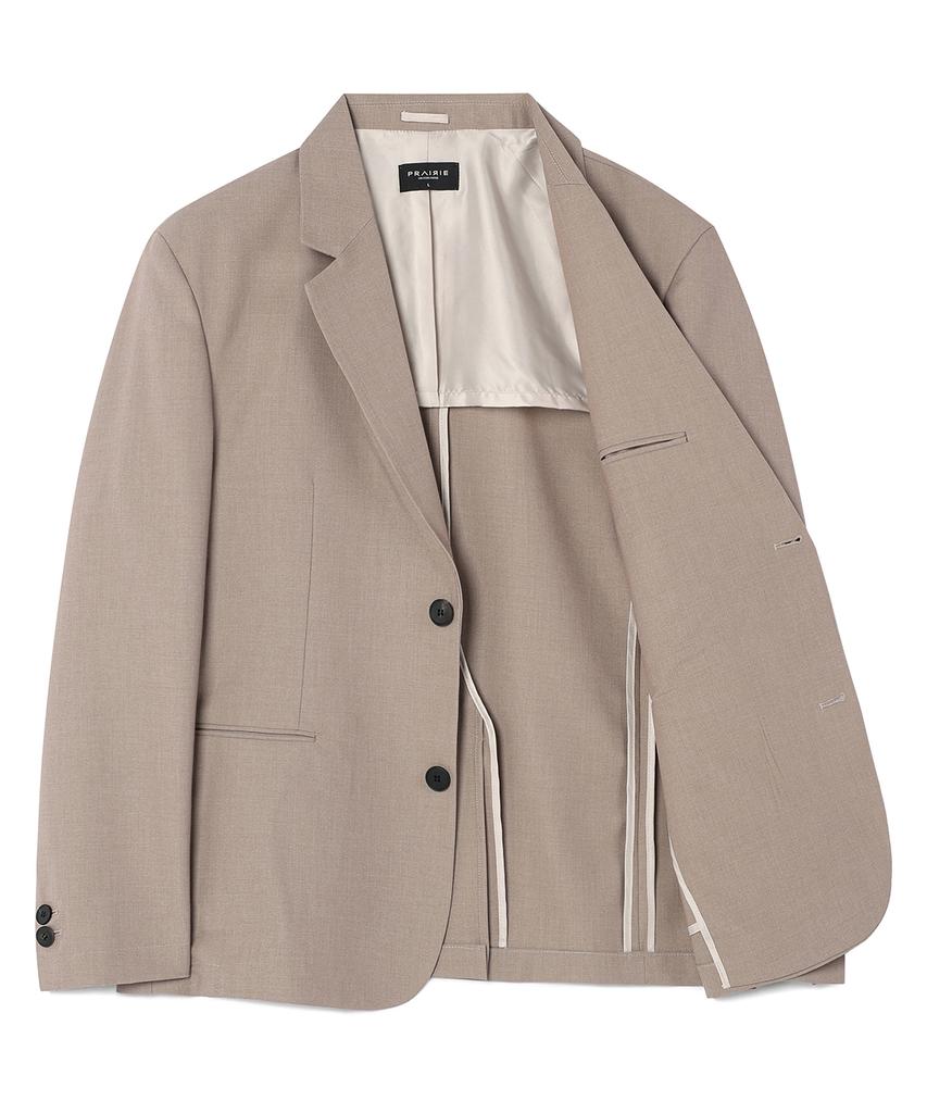 Prairie Airflow Loose Fit Blazer (Beige)