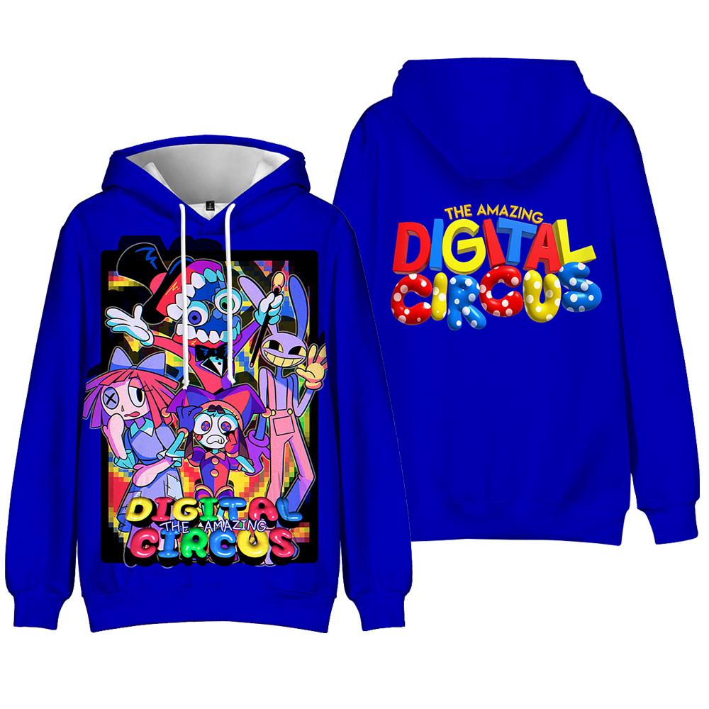 

Модная мужская и женская толстовка с капюшоном The Amazing Digital Circus Hoodies Anime Streetwear Harajuku Повседневная пуловер с капюшоном с принтом Толстовки XXS