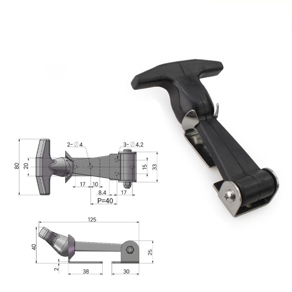 Alloy Flexible Hood Catch Compartment Seal Drawer Latch New Rubber Buckle  Cooler Box