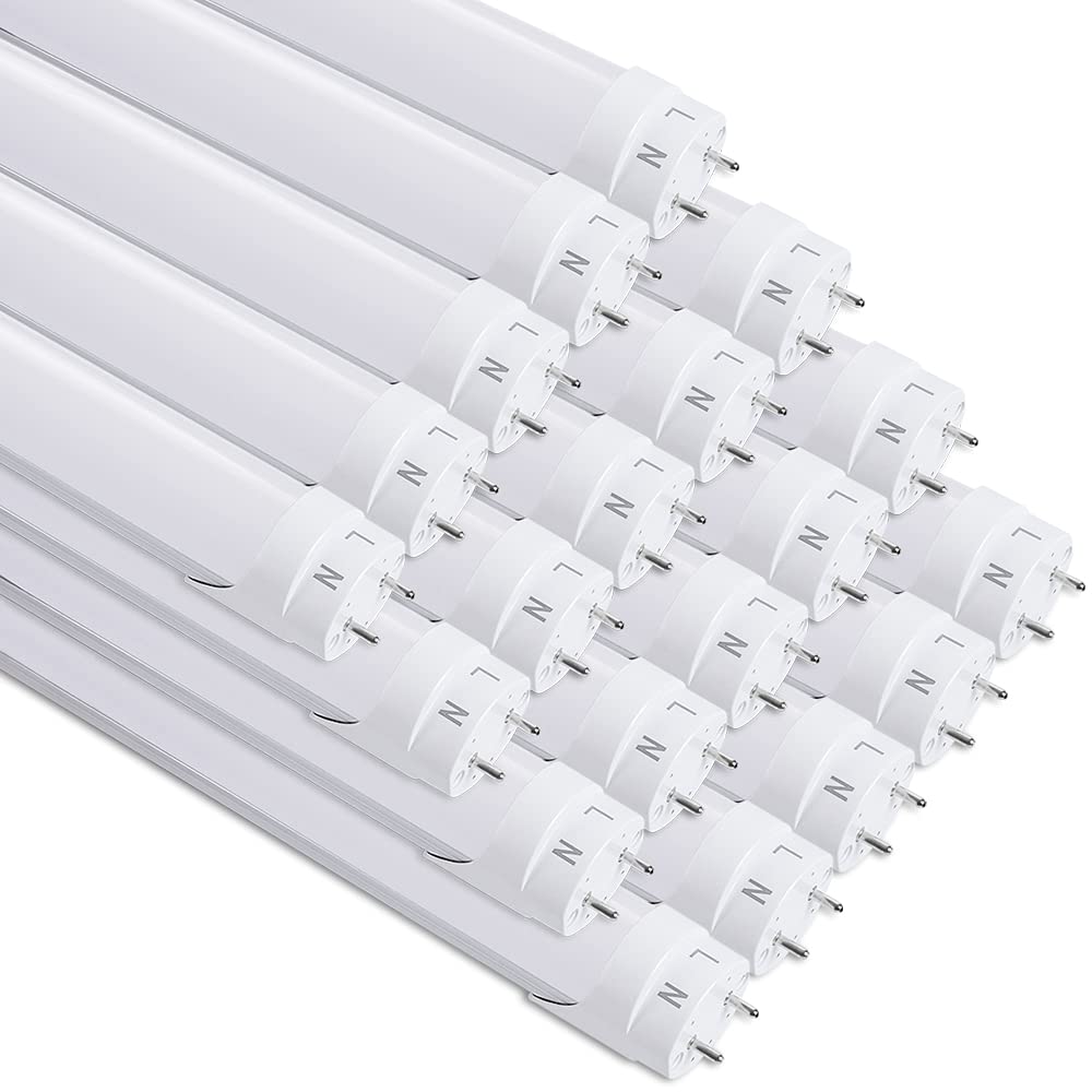 

Single-side power supply LED fluorescent light bulb, 40W, 120cm, T8 G13, AC85-265V, energy-saving, PL insurance included (single-side power supply,