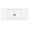 Vidaxl Coffee Table, White, 100X50X41 Cm, Solid Pine Wood