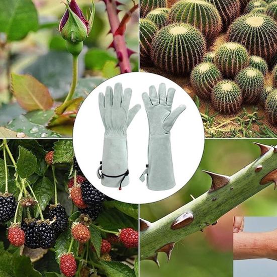 Lange Gartenschutzhandschuhe Arbeitsschutzhandschuhe Stichfeste Verlängerte Handschuhe Schützt die Handgelenke