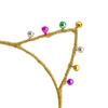 2Pcs Metal Bells Cat Ears Headband Women Girls Christmas Cat Ear Tiaras Hair Hoop Halloween Party Cosplay Costume Accessories