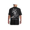 Nike SS25 Comfortable Round Neck Sports Casual Short Sleeve T-Shirt Men Tops Black HJ0801-010