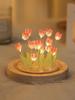 DIY Tulip LED Night Light Kit - Handmade Bedroom Ornament for Qixi Festival or Birthday Gift