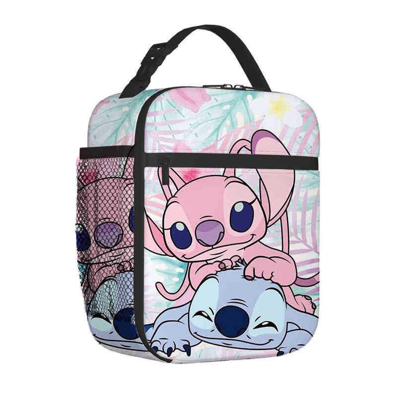 Qi Portable Lunch Bag Primary And Secondary School Students Full Printed Meal Bag Ice Bag Picnic Ice Bag