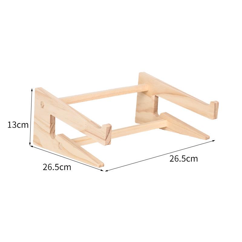 Wooden Laptop Riser and Desk Storage Stand