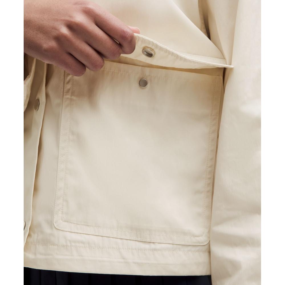 Lululemon Cropped Utility Windbreaker Light Ivory