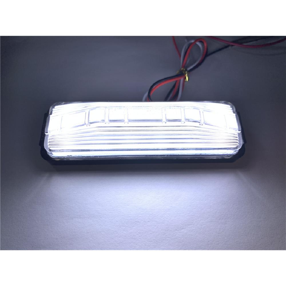 2Pcs Truck LED Light 12-24V 28LED Scanning Side Marker Turn Signal Warning Lights Tail Brake Light Emergency Signal for Trunk Trailer