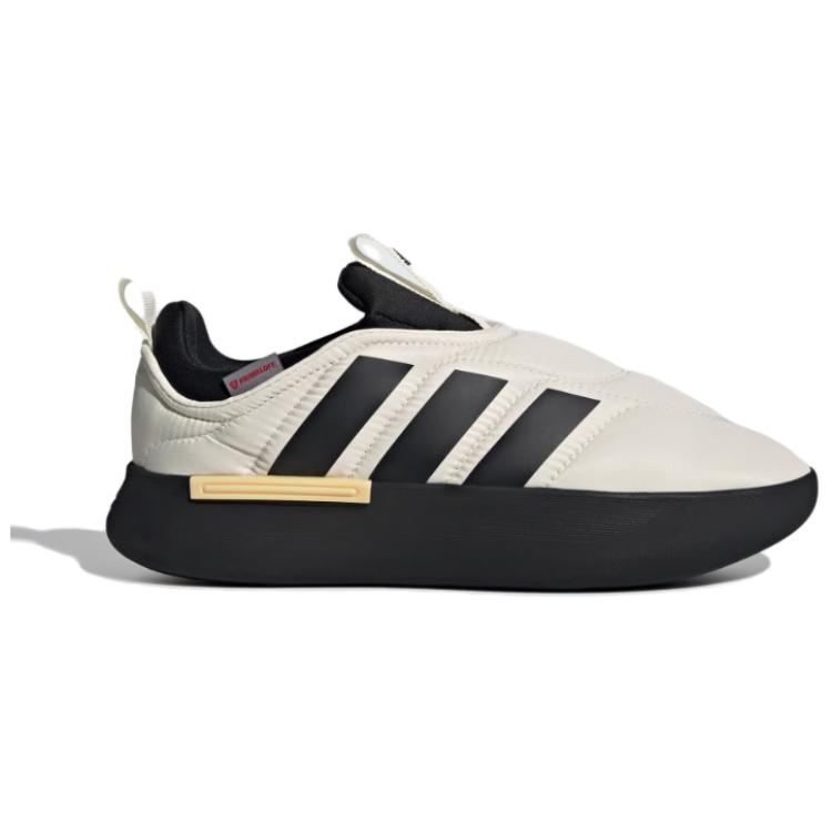 Adidas Adipuff Bequeme Vielseitige Rutschfeste Verschleißfeste Low-Top Freizeitschuhe Unisex Freizeitschuhe Off-White JP7712