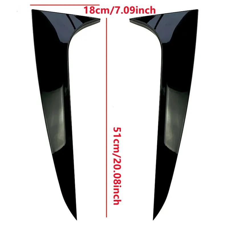 Car Rear Window Side Spoiler Canard For BMW X4 G02 -up Canard Splitter Stickers Auto Tail Side Wing Body Kit Car Accessories