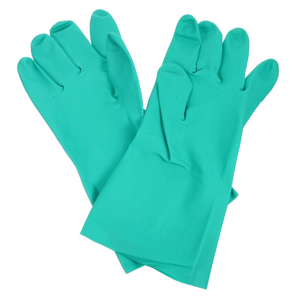 1Pairs Rubber Dishwashing Gloves Kitchen Gloves Waterproof Heavy Duty for Home Dish Wash Laundry Pet Care Gardening Car Wash L